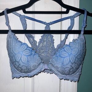 Victoria's Secret Lace Bra in Soft Blue